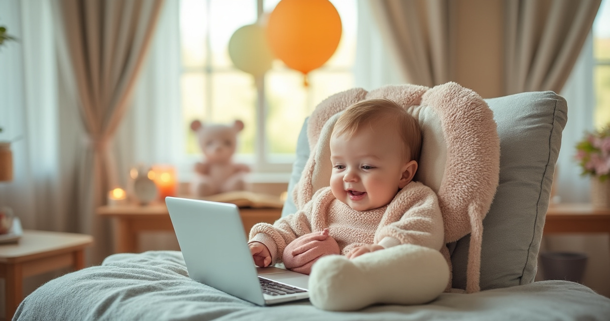 Babyphone mit PTZ-Schwenkkamera